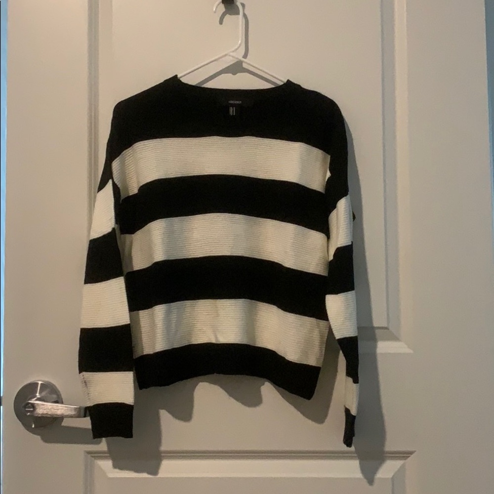Black and white striped sweater!!